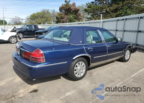2005 Mercury Grand Marquis Ls из США, поврежденный, VIN 2MEFM75W55X630835